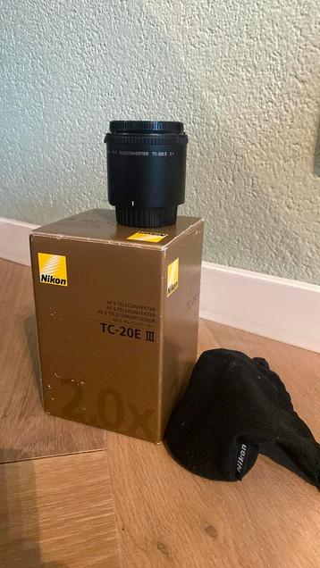 Nikon AF-S teleconverter TC-20E lll (3)  beschikbaar voor biedingen