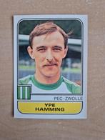Panini Voetbal 82 Ype Hamming PEC Zwolle, Ophalen of Verzenden, Zo goed als nieuw, Overige binnenlandse clubs, Poster, Plaatje of Sticker