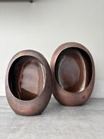 Kandelaars ei egg vorm windlichten woonaccessoires, Ophalen of Verzenden, Gebruikt, Minder dan 25 cm