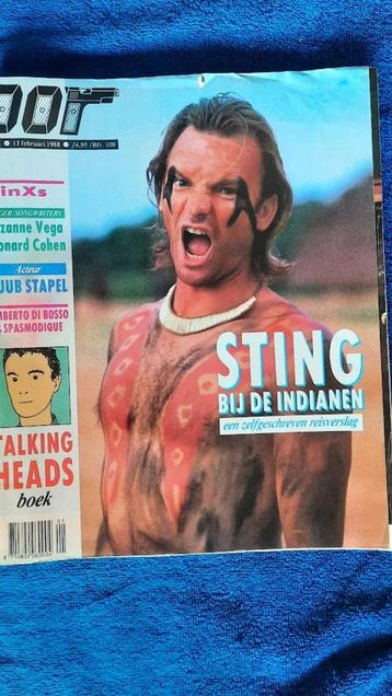 OOR 3-1988 Sting Suzanne Vega Huub Stapel INXS Jerry Harriso beschikbaar voor biedingen
