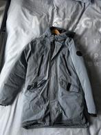 Hallinger winterjas lang maat S, Ophalen of Verzenden, Zo goed als nieuw, Maat 46 (S) of kleiner, Blauw