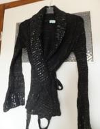 Leuk zwart vest/cardigan nieuw, maat 36. Mooi! Even kijken., Verzenden, Nieuw, Maat 36 (S), Zwart