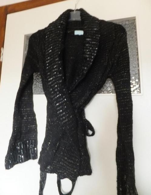 Leuk zwart vest/cardigan nieuw, maat 36. Mooi! Even kijken., Kleding | Dames, Truien en Vesten, Nieuw, Maat 36 (S), Zwart, Verzenden