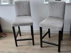 Bar-stoelen x2, zeer goede staat, Huis en Inrichting, Barkrukken, Ophalen, Met voetsteun, Zo goed als nieuw, 90 cm of meer