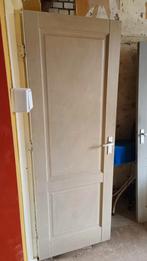 Massief houten binnendeur, Doe-het-zelf en Verbouw, Deuren en Horren, Ophalen, Gebruikt, Minder dan 80 cm, Binnendeur