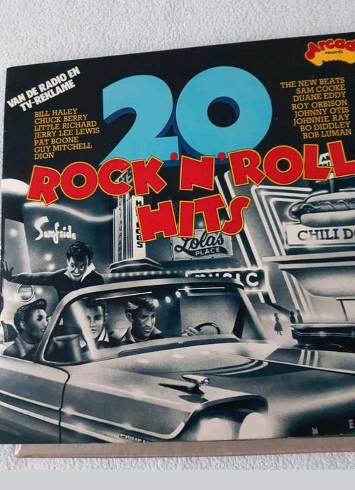 Uit 1974 , LP 20 Rock 'n roll hits, Arcade, Cd's en Dvd's, Vinyl | Rock, Gebruikt, Ophalen of Verzenden