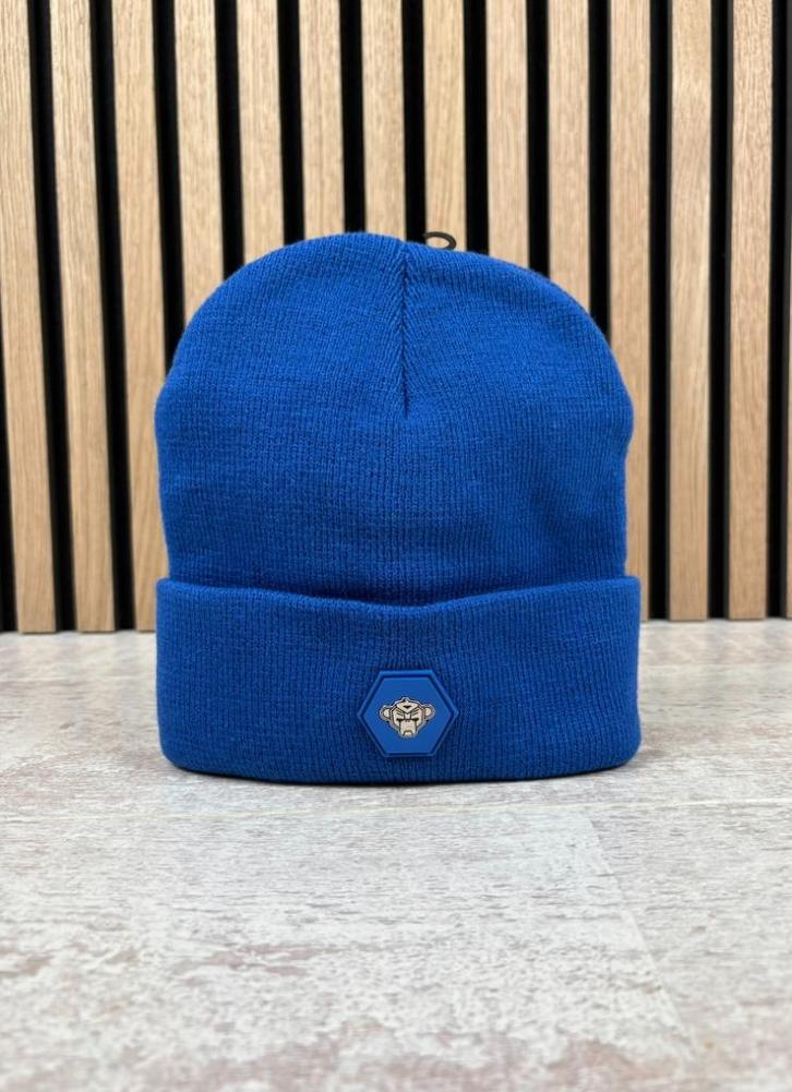 Black Bananas Blauwe Beanie / Muts - Helemaal Nieuw, Kleding | Heren, Mutsen, Sjaals en Handschoenen, Nieuw, Muts, Overige maten