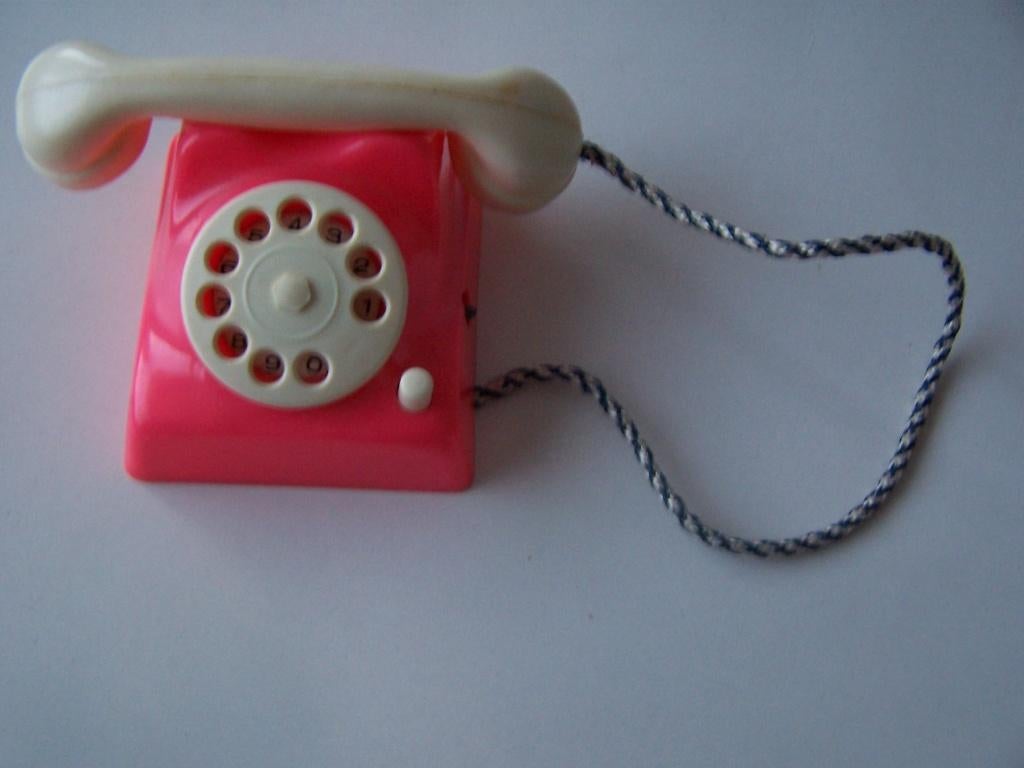 Oud kindertelefoontje, Antiek en Kunst, Antiek | Speelgoed, Ophalen of Verzenden