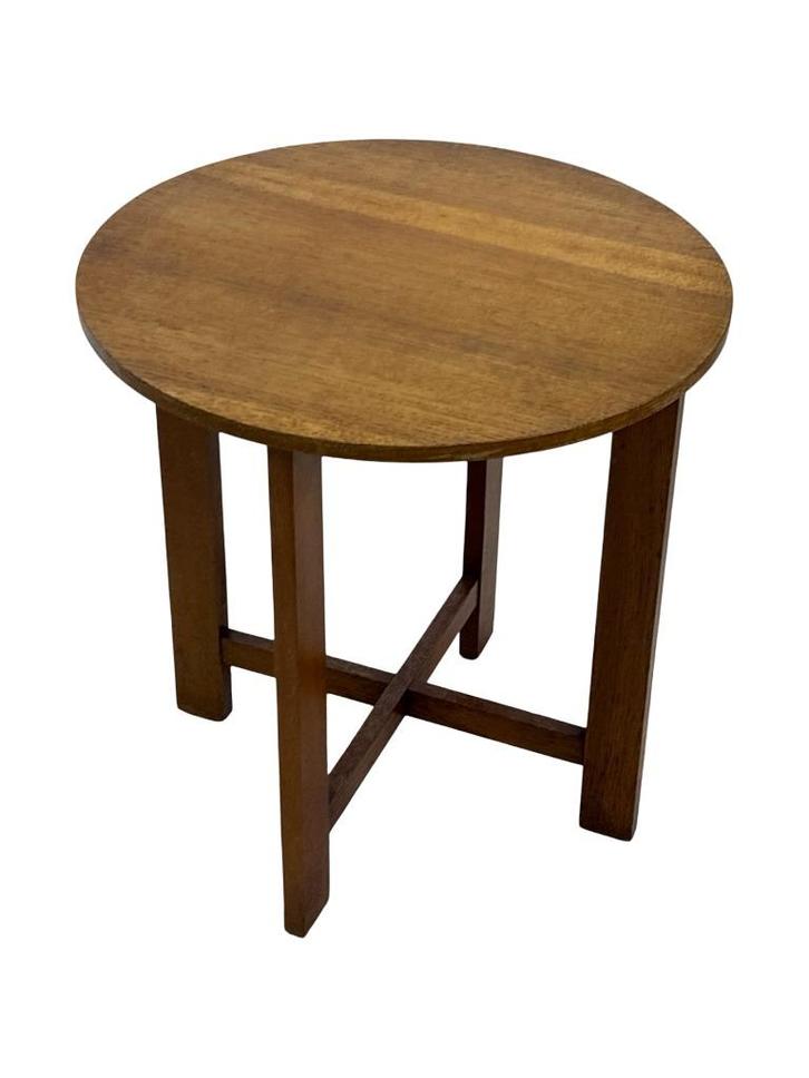 Antieke Art Deco Bijzettafel eiken fineer jaren 40, Antiek en Kunst, Antiek | Meubels | Tafels, Ophalen