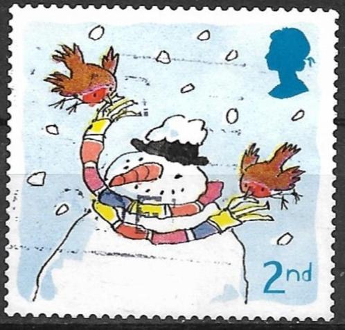 Engeland 2001 mi.1966 KERSTMIS nom.2nd, Postzegels en Munten, Postzegels | Europa | UK, Gestempeld, Verzenden