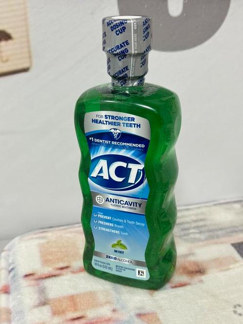 ACT Anticariës Fluoride Spoeling Munt mondspoeling 532ml, Sieraden, Tassen en Uiterlijk, Uiterlijk | Mondverzorging, Nieuw, Overige typen