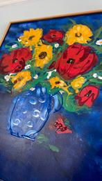 Vrolijk Stil Leven - 105x105 cm, Antiek en Kunst, Ophalen of Verzenden