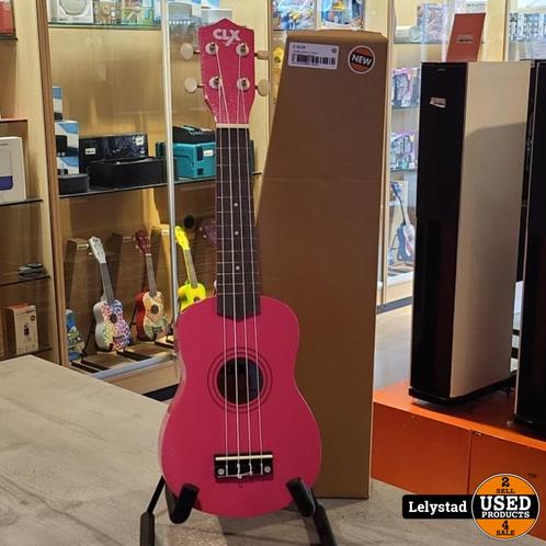Ukelele Calista 21 Colour Pink+Glitters | Nieuw, Muziek en Instrumenten, Overige Muziek en Instrumenten, Nieuw