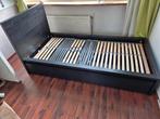 Malm bed Ikea 90x200 zwartbruin + 2 lades+ lattenbodem Tosca, Ophalen, Gebruikt, 90 cm, Eenpersoons