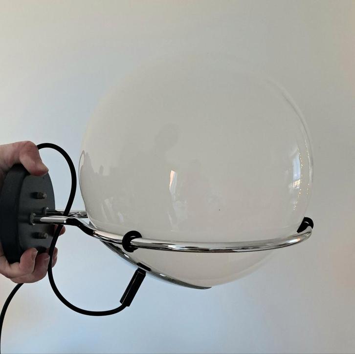 Set Raak C-1751 Ochtendnevel wandlampen, Huis en Inrichting, Lampen | Wandlampen, Gebruikt, Glas, Metaal, Ophalen