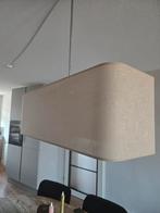Stijlvolle eettafellamp met stoffen kap, Huis en Inrichting, Ophalen, Gebruikt, Stof, Modern