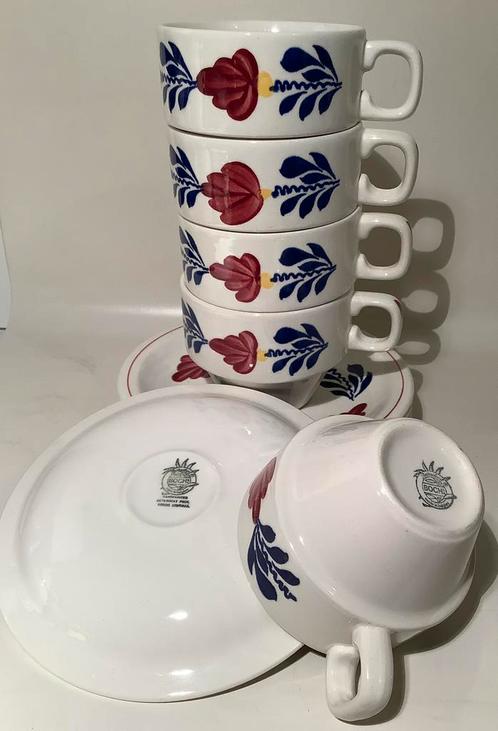 BOERENBONT BOCH 31 delig SERVIES. KOFFIE, THEE, ONTBIJT ETC., Antiek en Kunst, Antiek | Servies compleet, Ophalen of Verzenden