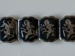 Siam niëllo zilveren armband 17,5 x 2 cm (26,7 gr) VINTAGE, Verzenden, Gebruikt, Zilver, Zilver
