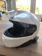 HJC motorhelm wit 58-59 ongebruikt met Scalarider Freecom 2, Motoren, Systeemhelm, Dames, HJC, Ophalen of Verzenden