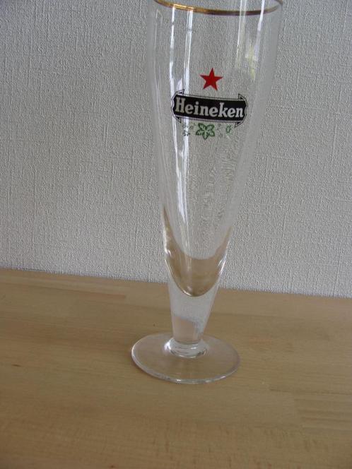 Bierglas Heineken Hoog Glas, Verzamelen, Biermerken, Nieuw, Glas of Glazen, Heineken, Ophalen of Verzenden