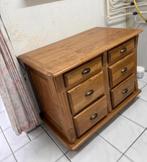 Commode van massief grenenhout, Overige houtsoorten, 100 tot 150 cm, 5 laden of meer, Onbekend