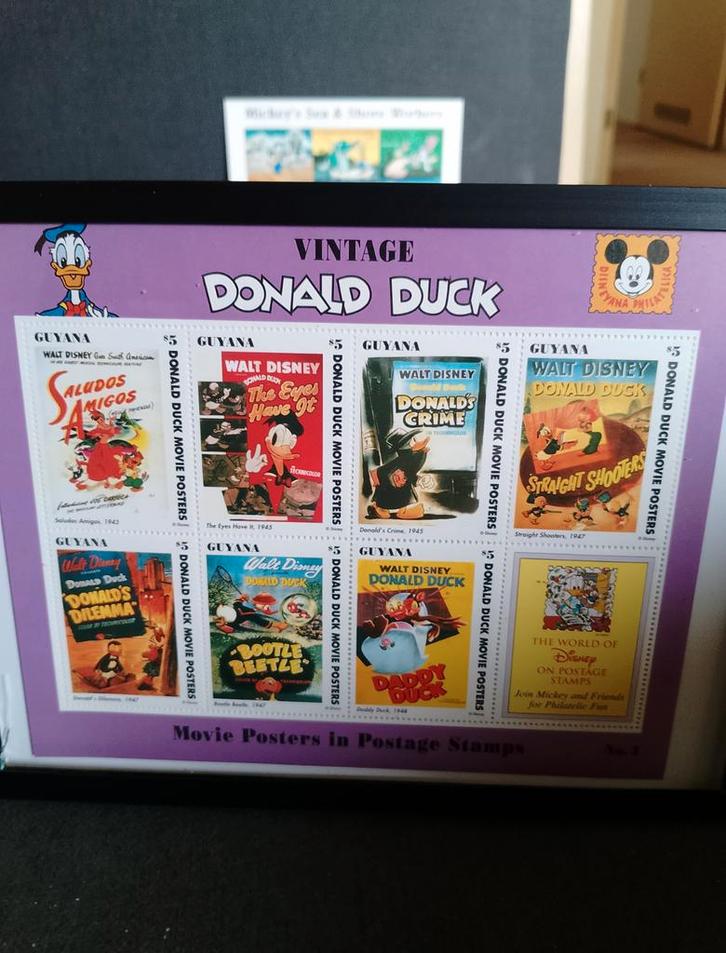 Vintage Donald Duck Postzegel Collectie, Postzegels en Munten, Postzegels | Volle albums en Verzamelingen, Nederland en Buitenland