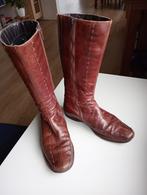 Lange bruine leren dames laarzen 39, Ophalen of Verzenden, Zo goed als nieuw, Bruin, Hoge laarzen