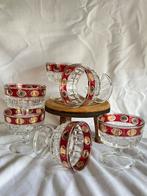 6x Stampi Francolini Italiaanse dessert of champagne glazen, Ophalen of Verzenden