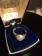 Prachtige zilveren ring, Ophalen of Verzenden, Zo goed als nieuw, 17 tot 18, Dame