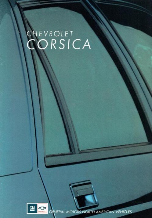 Folder Chevrolet Corsica (1991), Boeken, Auto's | Folders en Tijdschriften, Gelezen, Chevrolet, Verzenden