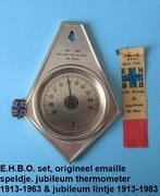 E.H.B.O. jubileum uitgaven., Gouda 1963, 1983, speldje, Verzamelen, Ophalen of Verzenden, Gebruikt, Overige typen