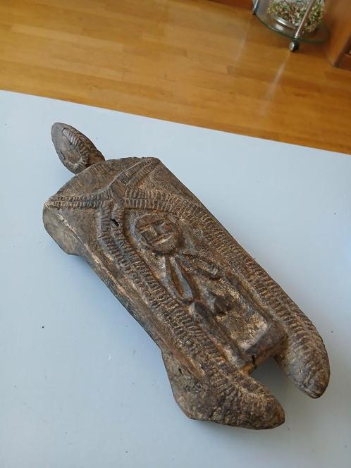 Magar Nepal Himalaya sjamaan rituele houten opstap kruk, Antiek en Kunst, Kunst | Niet-Westerse kunst, Ophalen of Verzenden
