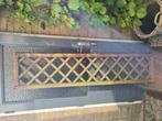 Trellis tuinhout rek 2x, Tuin en Terras, Ophalen of Verzenden, Zo goed als nieuw, Hout, Tuinhek