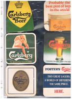 BIERVILTJES CARLSBERG, Verzamelen, Biermerken, Verzenden, Nieuw, Viltje(s), Overige merken