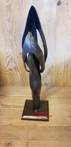 bronzen beeld / MODERN LIEFDESPAAR / 45 cm hoog, Tuin en Terras, Tuinbeelden, Huis en tuin decoratie Marie, Verzenden, Nieuw, Peize