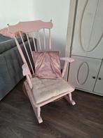 Mooie opgeknapte roze  schommelstoel., Huis en Inrichting, Stoelen, Ophalen, Overige kleuren, Zo goed als nieuw, Eén