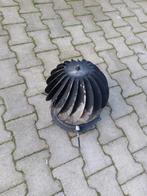 Roterende rvs schoorsteenkap / trekkap, Huis en Inrichting, Kachels, Gebruikt, Overige soorten, Ophalen of Verzenden, Vrijstaand