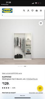 IKEA Kledingkast met 3 deuren - Kleppstad, Overige materialen, 100 tot 150 cm, Ophalen of Verzenden, Zo goed als nieuw