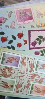 Doos vol knutselspullen om kaarten te maken, Hobby en Vrije tijd, Kaarten | Zelf maken, Ophalen of Verzenden, Zo goed als nieuw