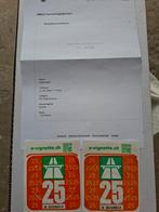 2x Vignet Zwitserland met rekening, Tickets en Kaartjes, Twee personen