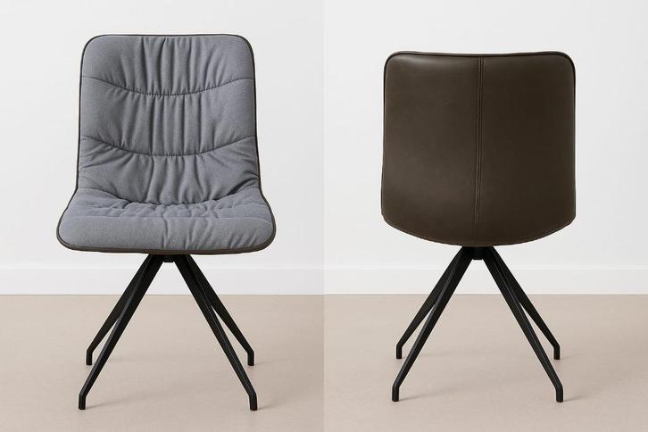 Moderne eetkamerstoel - stijlvol en comfortabel!, Huis en Inrichting, Stoelen, Eén, Stof, Grijs, Ophalen of Verzenden
