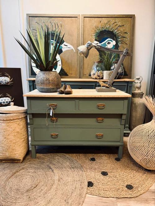 Ladekast commode dressoir meidenkast linnenkast vintage, Huis en Inrichting, Kasten | Ladekasten, Ophalen