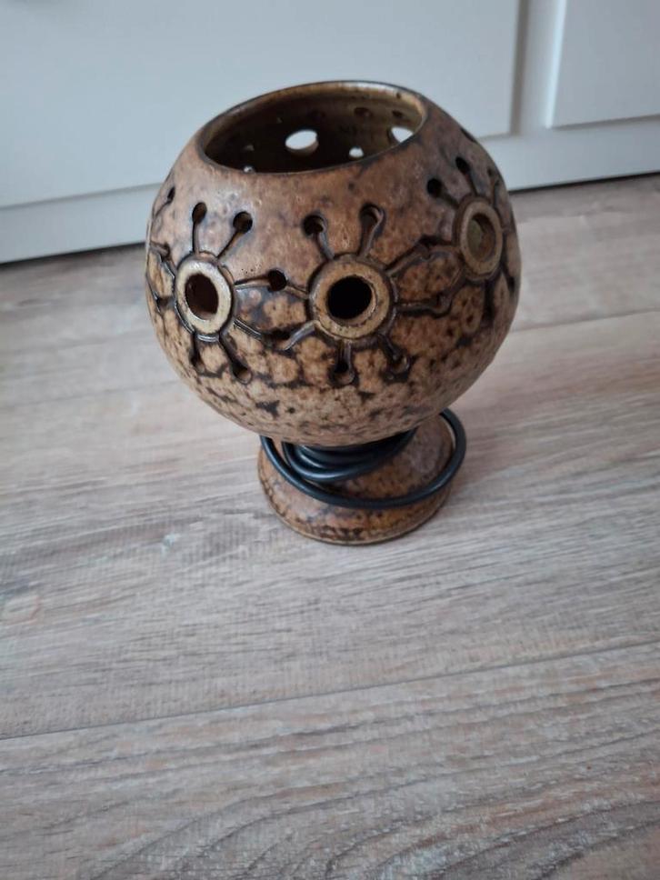 Vintage keramiek lamp, Antiek en Kunst, Antiek | Lampen, Ophalen of Verzenden