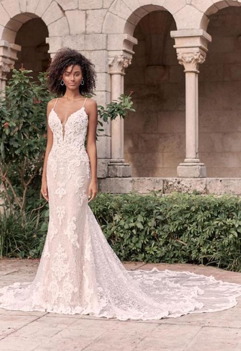 Prachtige nieuwe Maggie Sottero bruidsjurk maat 40/42, Kleding | Dames, Trouwkleding en Trouwaccessoires, Nieuw, Trouwjurk, Wit
