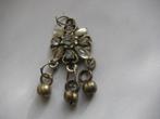 Vintage Hangertje ? - Bloem met Strass steentjes - 3 x 2 cm, Overige materialen, Gebruikt, Verzenden, Bloem of Plant