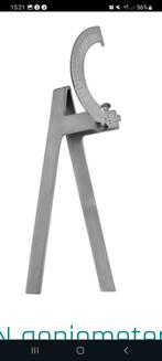 Möltgen goniometer 24cm medische gradenboog, Ophalen of Verzenden, Zo goed als nieuw, Plinten