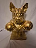 Franse Bulldog Boxing Buste - Gouden Decoratie, Ophalen of Verzenden, Nieuw