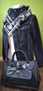 Longchamp Le Roseau leren tas - Nieuwstaat, Ophalen of Verzenden, Nieuw, Zwart, Handtas