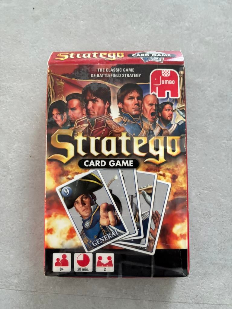 Stratego kaartspel, Hobby en Vrije tijd, Gezelschapsspellen | Kaartspellen, Een of twee spelers, Ophalen of Verzenden, Zo goed als nieuw