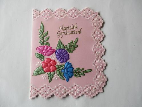 nr 8 pergamano mandala felicitatie kaart, Hobby en Vrije tijd, Kaarten | Zelfgemaakt, Nieuw, Overige thema's, Ophalen of Verzenden
